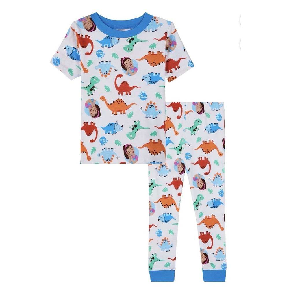 Ms Rachel-Toddler-Pajama‎ Set-PJ-Size 18 Months-Short Sleeve-Pants-Dinosaur-NWT